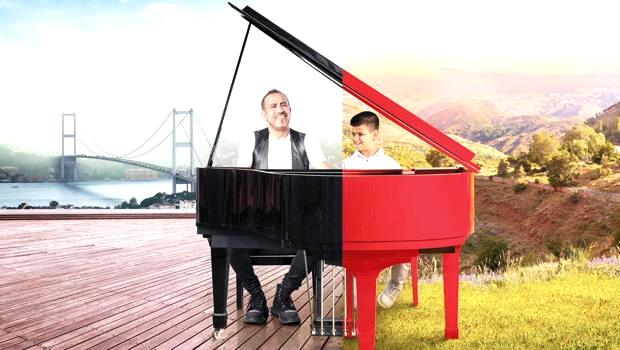 Haluk Levent ve Bager’den bin 400 kilometreden piyano düeti